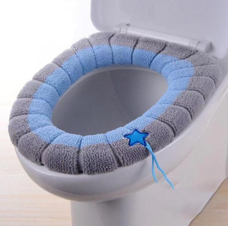 1Pcs Bad Wc Sitz Abdeckung Weiche Wärmer Waschbar Matte Abdeckung Pad Kissen Sitz Fall Wc Deckel Abdeckung Zubehör Bad hause