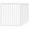 Vidaxl Foldable Pet Safety Gate, 2 Panels, White, 160Cm