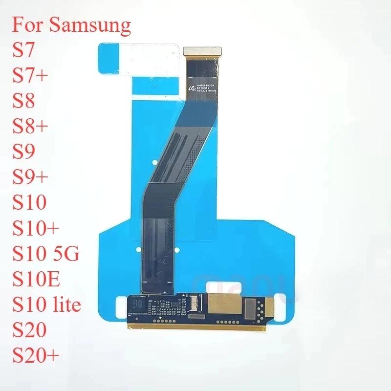 5pcs LCD Touch Screen Image Flex Cable For Samsung Galaxy S7 Edge S8+ S9 S10 5G S20 Ultra S20+ S10E Screen Repair