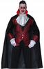 Czarna Długa Peleryna Diabła Wampira Nietoperza Halloween Karnawał 140Cm