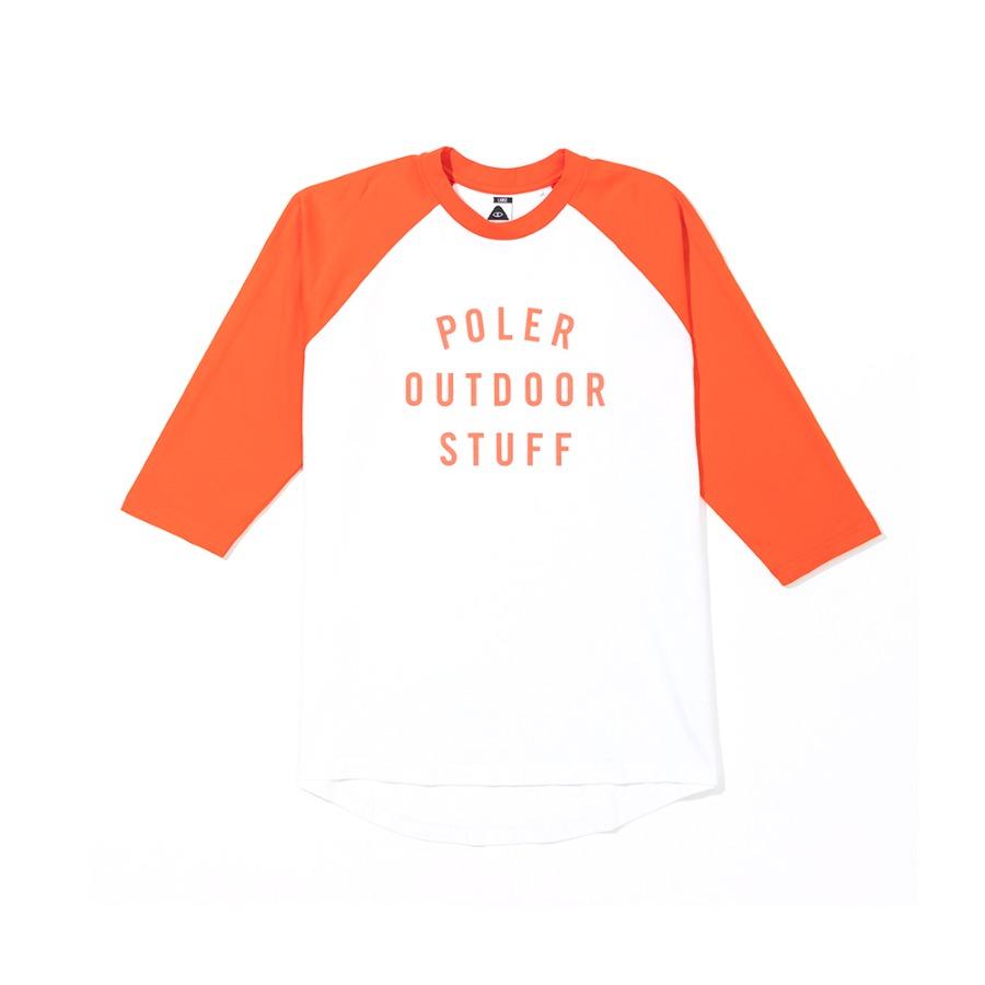 Polar Staff Force Raglan Sleeve Tee Orange (L) 231Mcv0020Orgl