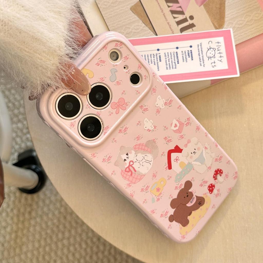 Floral Animal Print Phone Case for iPhone 15, iPhone 16, and iPhone 16 Pro Max