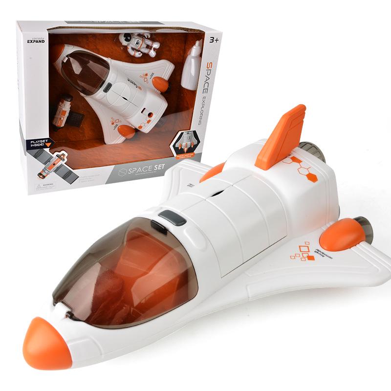 Children's Educational Space Toy Set: Rocket, Space Station & Astronaut