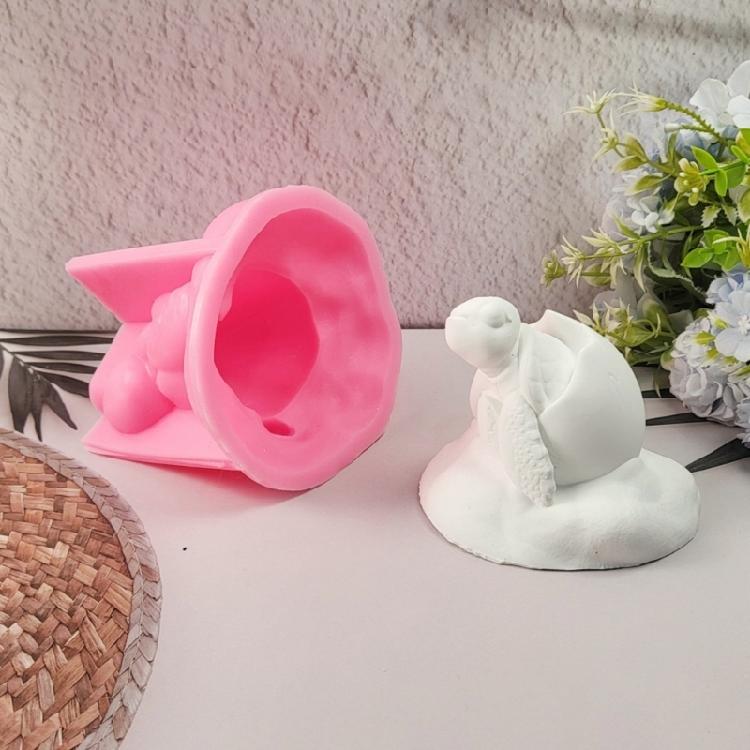 Schöne Tierformen 3D Schildkröten Silikonformen Gießformen Ornamente Formen Gipsformen für Heim Schreibtisch Dekorationen