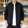 JEEP SPIRIT Men's Spring Autumn Casual Stand Collar Jacket