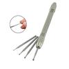 A96I-4Piece Wire Twisting Tools 3/32Inch Shank Wire Rounder Bits With Hand Drill Wire Twisting Tools (1Mm/1.4Mm/1.8Mm/2.3Mm)