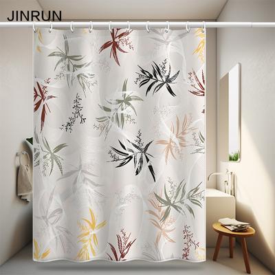 Bathroom Thickened Waterproof Curtain Mildew Proof Shower Curtain Shower Partition Curtain Shower Curtain Bathroom Curtain Free Perforation