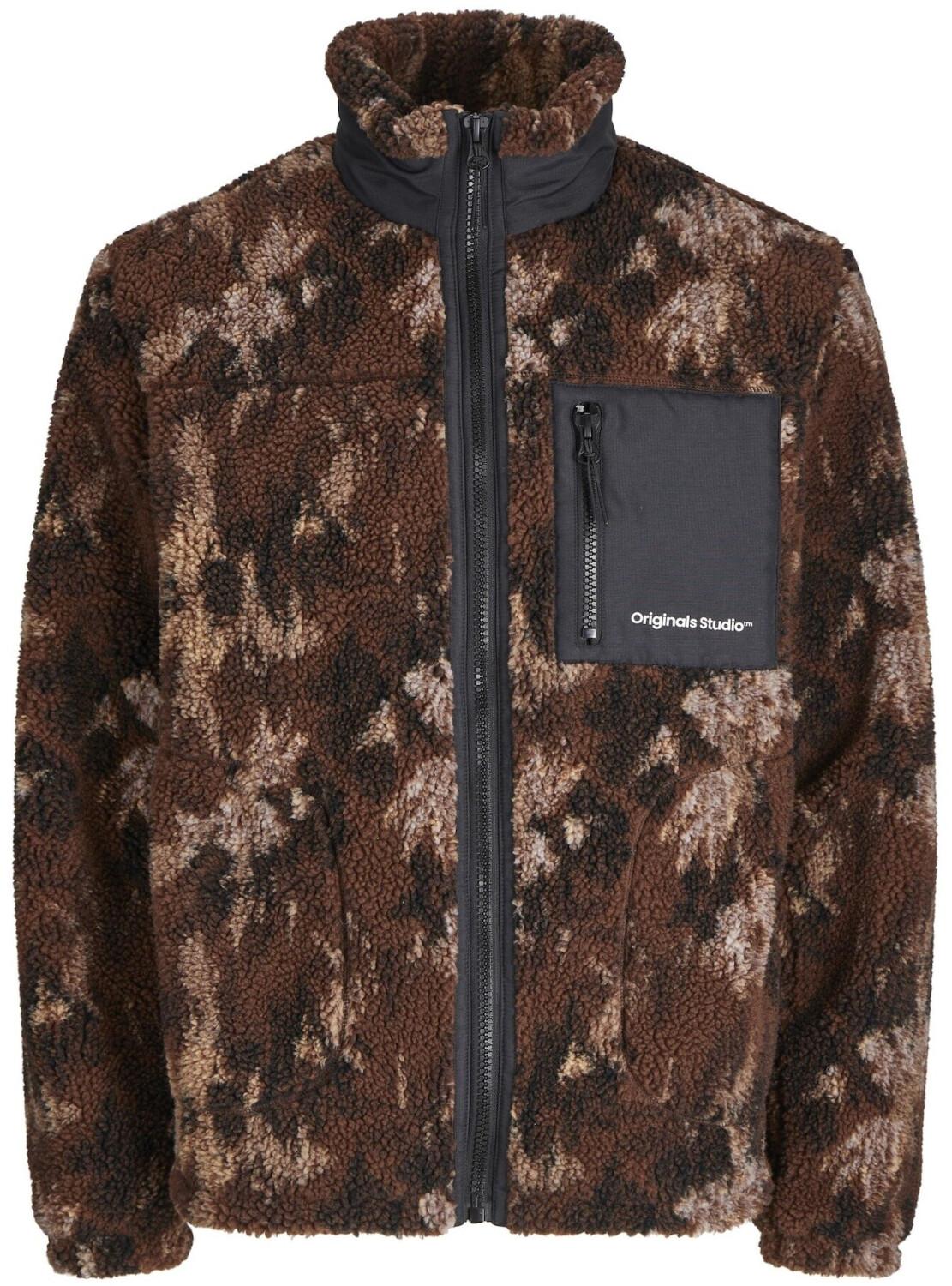 

Демисезонная куртка Jack & Jones Jorvesterbro Teddy Jacket Aw24 Noos Kurzjacke chocolate lab aop XS
