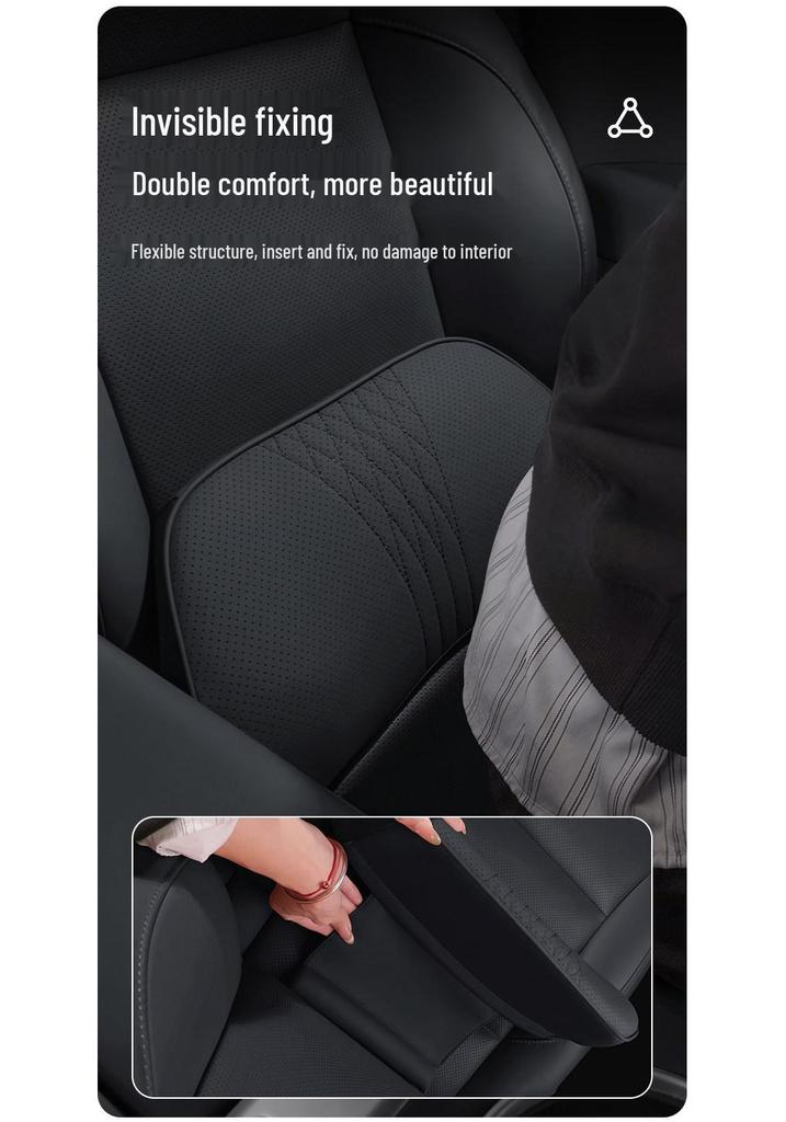 Xpeng P7/P5 Headrest Neck Pillow & Lumbar Support Cushion for Comfort in Car Interior
