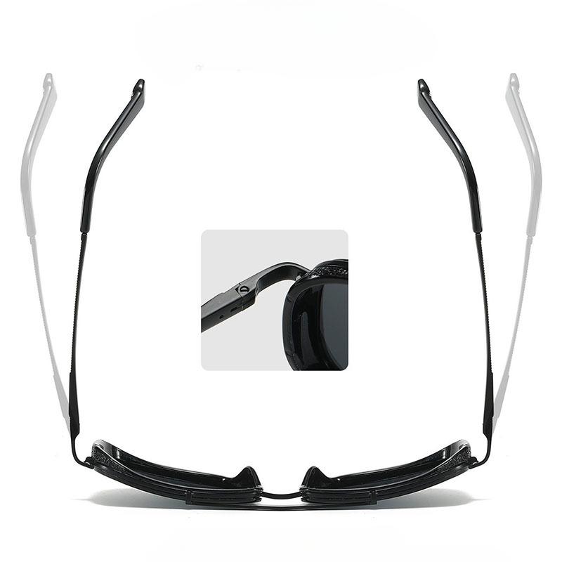 Non-polarized Stylish Rectangle Sunglasses Classic Thick Edge Steampunk Sunglasses for Driving