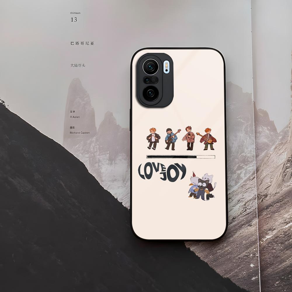 

Cartoon Lovejoy Band Phone Case Tempered Glass For Xiaomi 15 14 12 Lite Pro 13 11t Lite POCO M6 M5 X6 X5 X3 F5 F6 Pro Cover POCO X6 Pro