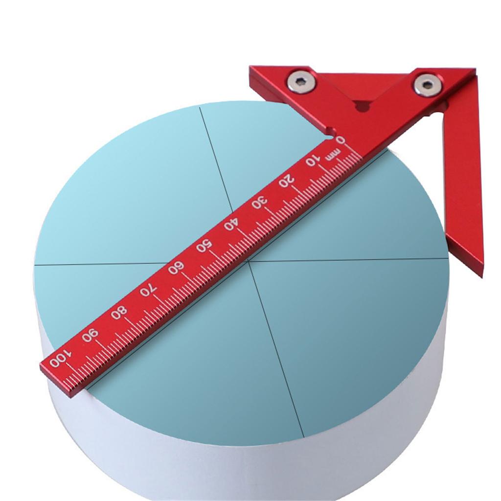 Mittenfinder Schreinerwinkel Mittelschreiber 45 Grad Winkel Linienanreißwerkzeug Markierwerkzeuge Holz Messschreibwerkzeug