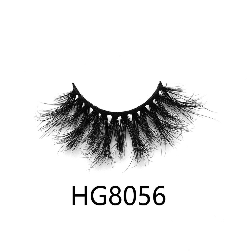 20mm Mink Hair False Eyelashes European And American Multi -Layer Thick Cross Curly Messy False Eyelashes