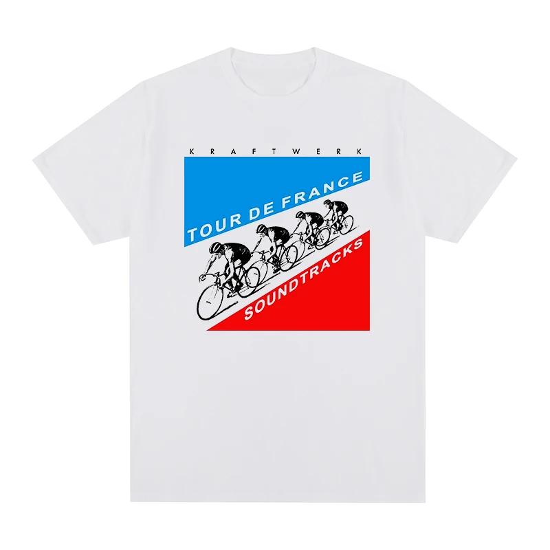 Kraftwerk Music Tshirt Autobahn GerUnisex Electronic Band fashion Harajuku Cotton Unisex T shirt New TEE TSHIRT Womens Tops S