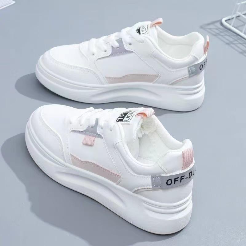 

Summer thin little white shoes mesh breathable spring new versatile white shoes casual sports net shoes 35 розовый
