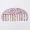 Lightweight And Compact Geometric Comb For Convenient Hairstyling Experience Semi Circular Hair Comb Acetate Board Comb