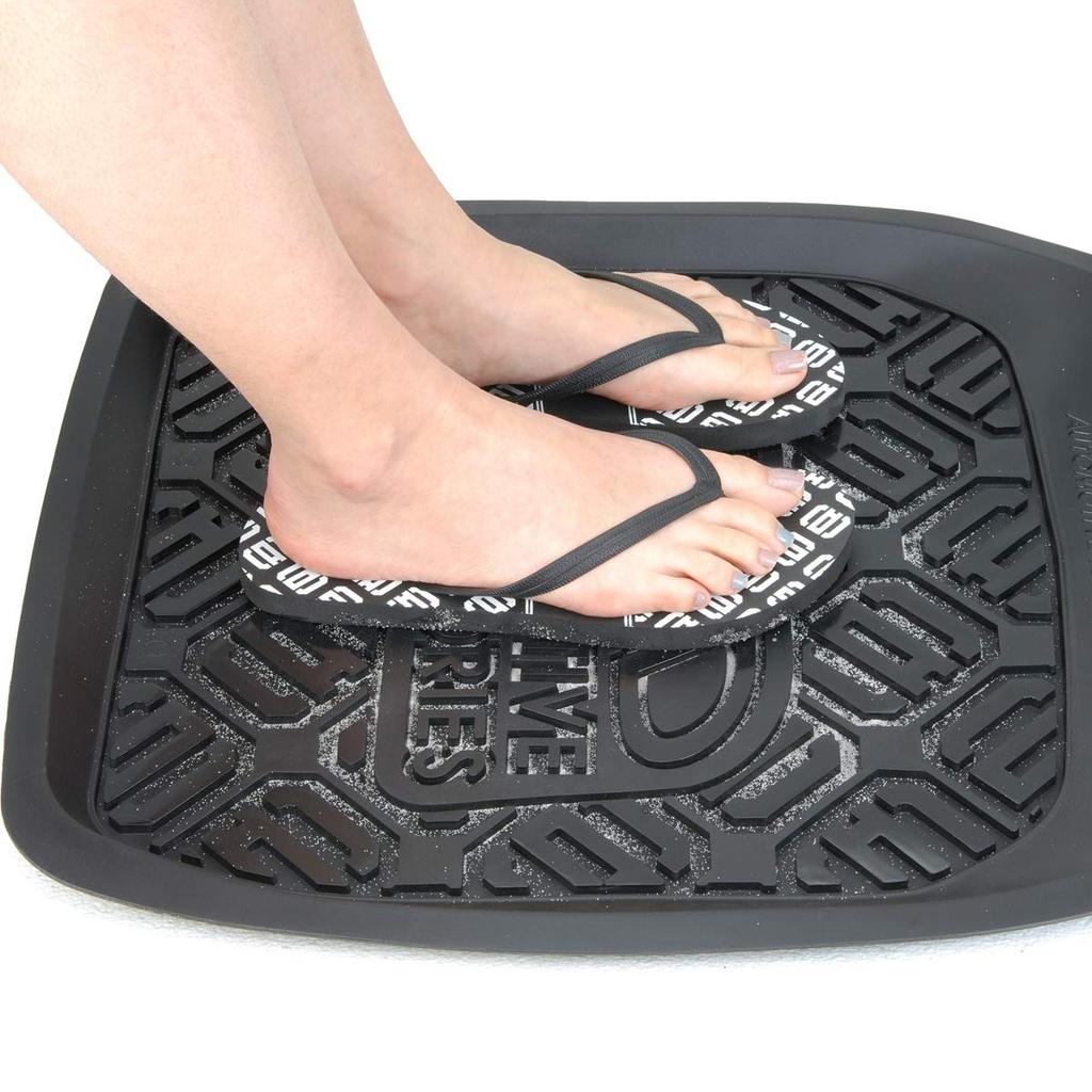 Garson DAD Floor Protection Rubber Mats for Passengers Rubber Mats for Outdoor and Washable and Excellent Features Spiked First-Row (HA328-01) D.A.D.