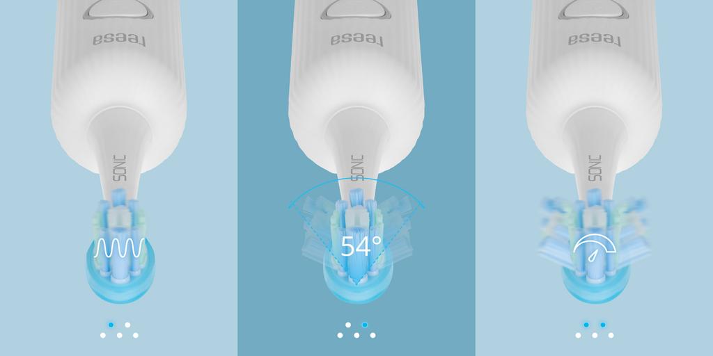 Teesa Sonic Elite white sonic toothbrush