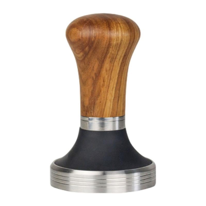

Espresso Coffee Powder Bean Tamper Press Hammer Stainless Steel Flat Base with Handle 58mm Coffee Accessories 1