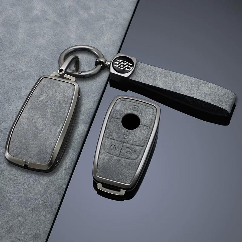 Interior Mouldings Car Remote Key Case Cover Shell Fob For Mercedes Benz A C E S G Class GLC CLE CLA GLB GLS W177 W205 W213 W222