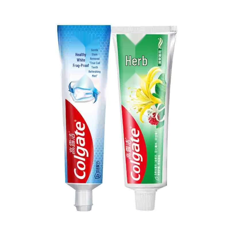 Colgate Toothpaste Whitening & Herbal Duo Pack