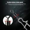 100 Buc/Cutie Conector Pescuit Inox Pin 4# 6# 8#10#12# Vârtel Rulant cu Rulment cu Agrafă Accesorii Momeală Cârlig de Pescuit