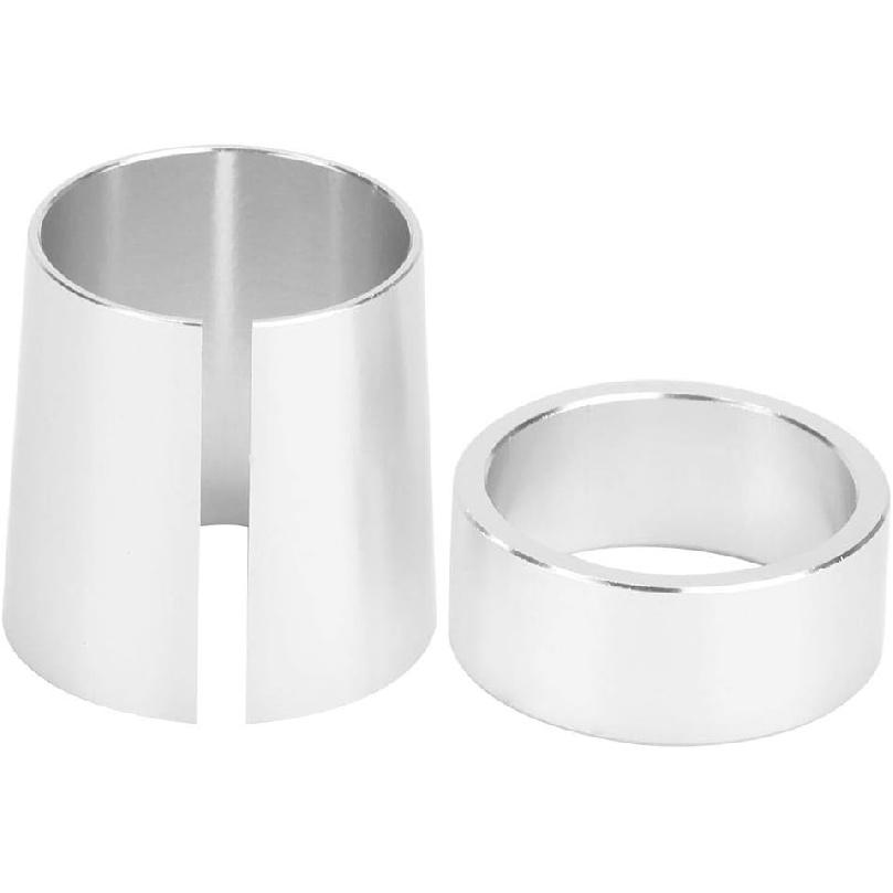 1in Gas Tapered Drive Clutch Shaft Adapter Connector Pulley Bore Reducer Sleeve Bushing Silver Aluminum Accessory