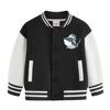 2025 Neuer Stil Jungen Fleece-gefütterte Baseballjacke für Herbst & Winter