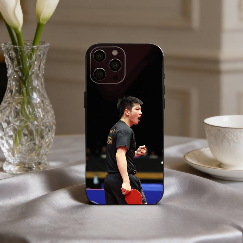Dedicated Fan Zhendong Sport Phone Case For iPhone 17,16,15,14,13,12,11 Plus,Pro Max,XS,Soft Silicone Black Cover