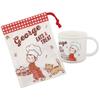 Skater Antibacterial Cup 200ml Curious George 23 Dishwasher Safe Made in Japan KE4AAG-A