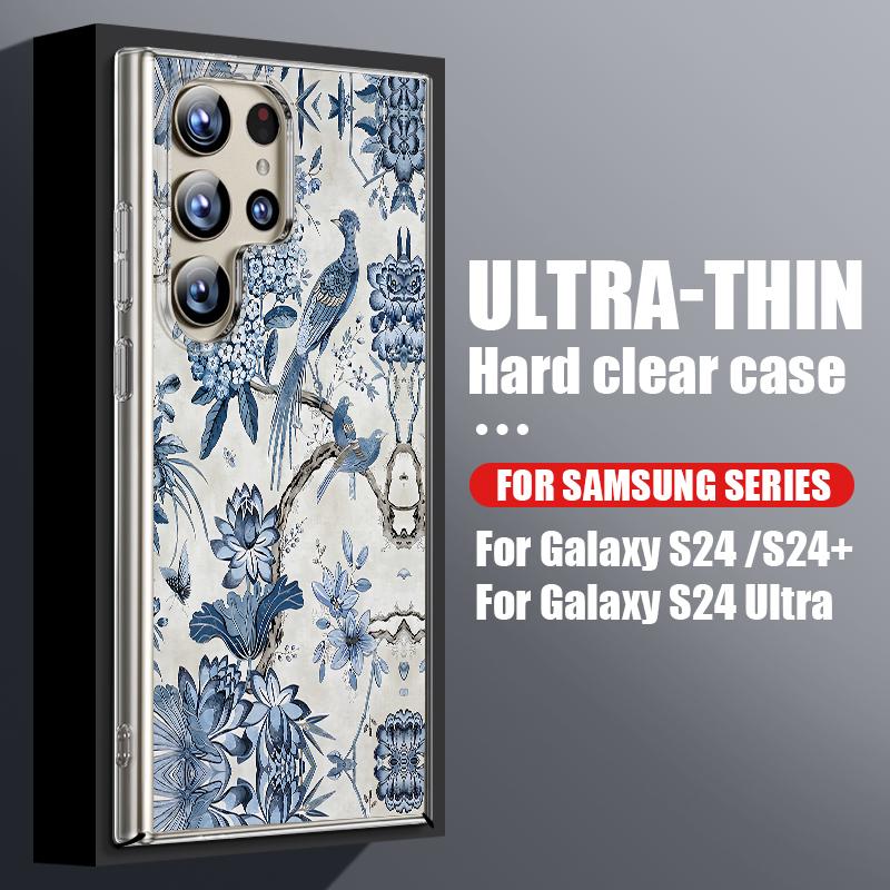 

Чохол з візерунком квітучих дерев для Samsung Galaxy S26 S25 S24 Ultra S23 S21 FE S22 Plus A53 A54 A34 A15 A25 A35 A55 A26 A36 A56 5G Тонкий Прозорий Жорсткий Чохол Samsung A34 5G прозорий