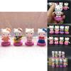 Hello Kitty Mini Figures Set Eight Piece Cute Cartoon Kt Miniatures Cake Toppers Gift