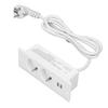 Embedded Power Outlet 2 USB 2  10A Ports Recessed Desk Socket In Desk Power Hub with 1.5m Cable