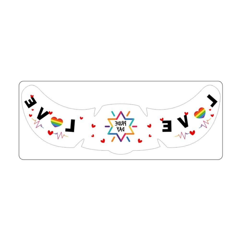

Waterproof Rainbow Freckles Face Tattoo Long Lasting Disposable Face Temporary Tattoos Facial Art Makeup Stickers Pride Month