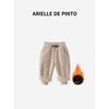 French Arielle De Pinto Girls' Pants Autumn and Winter Casual Sweet Style Fleece-Lined Thickened Corduroy