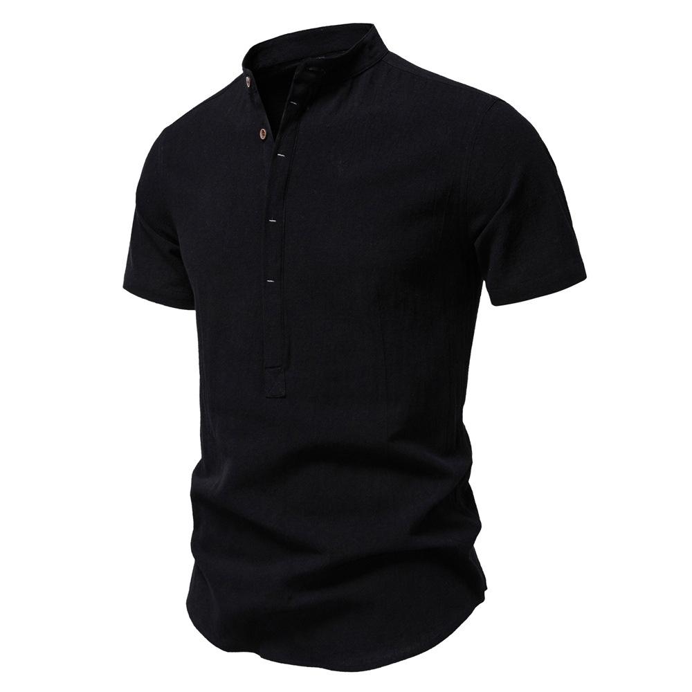 Summer New Casual Shirt Men Short Sleeve