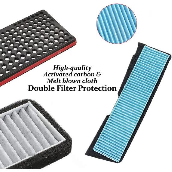 For Tesla Model 3 2021 2022 Car Intake Air Filter Melt Blown Fabric Flow Vent Cover Trim Dust Prevention Intake Cover