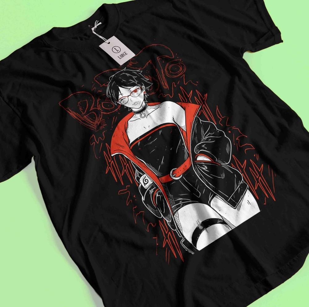 

Sarada Shirt Boruto Uzumaki T-Shirt Naruto Tshirt Kawaki Itachi Kakachi Sasuke 4XL