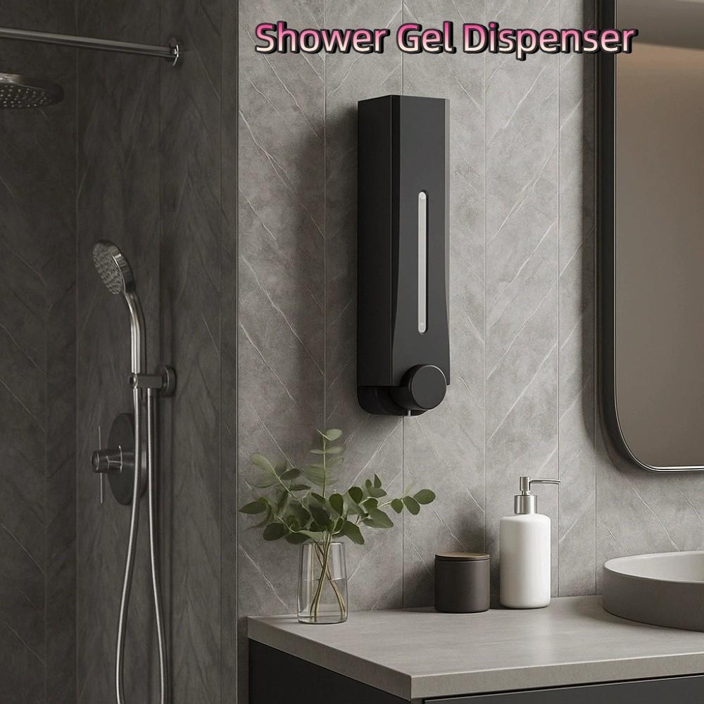 Touchless Shower Gel Dispenser Magnetic Wall Mount Dispenser Hand Sanitizer Holder  Shower