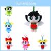 Adorable Flying Little Powerpuff Girls Plush Doll With Cute Raincoat Design 13cm