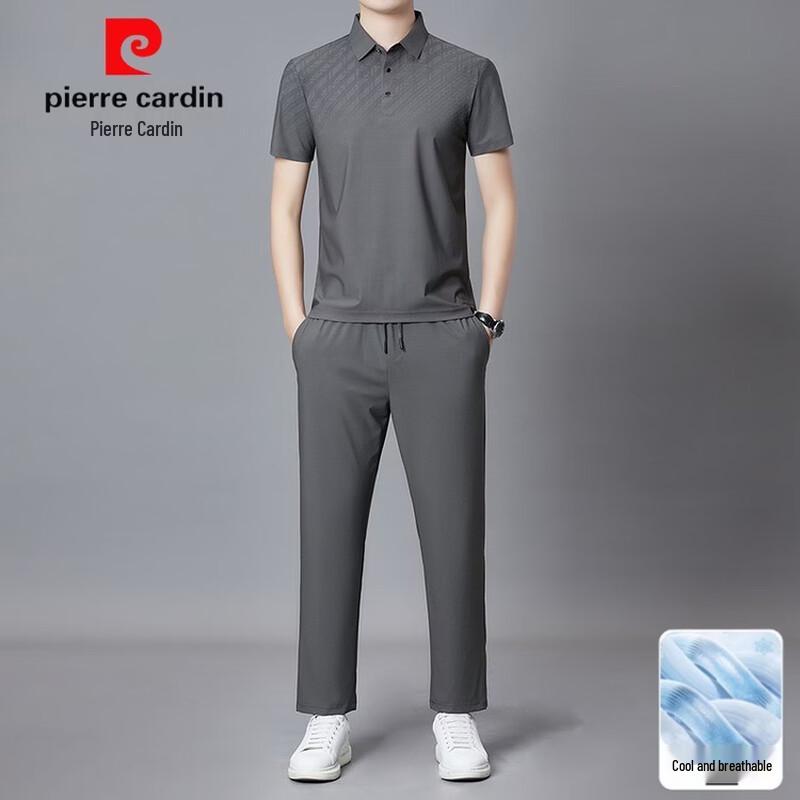 Мужской летний комплект: рубашка-поло и брюки Pierre Cardin 58