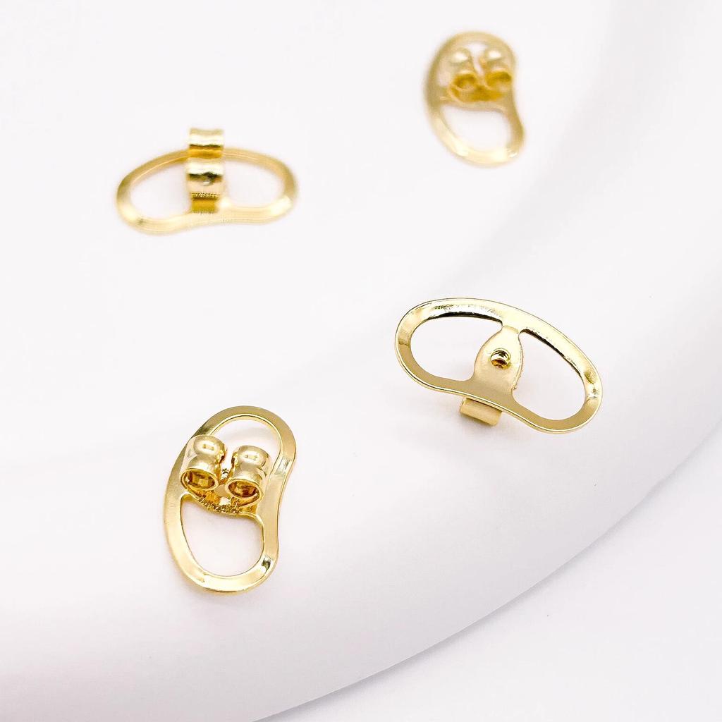 Comfortable Freshwater Pearl Earrings with Anti-Allergic Backs & Pig Nose Ear Plugs