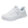 White women's shoes running shoes shock-absorbing soft-soled aerobic running shoes women's mesh breathable sneakers lightweight casual sneakers