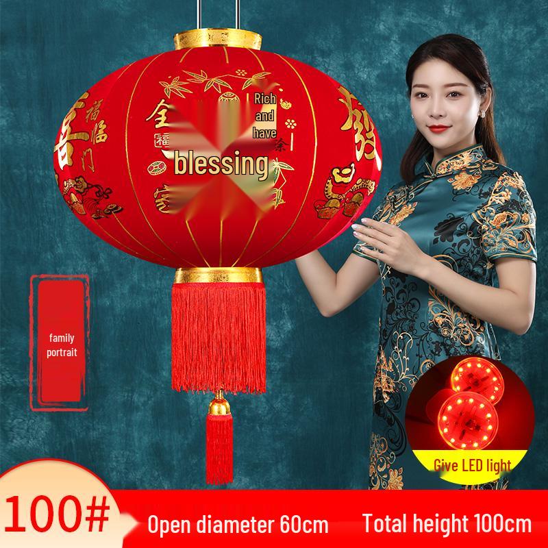 2025 Chinese New Year Large Red Lantern Decoration for Spring Festival & Housewarming, Outdoor Main Entrance.