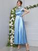 2025 Elegant European/American Women's Mesh Patchwork Sleeveless Dress - Spring/Summer Fashion