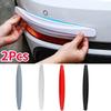 2pcs Universal Car Bumper Corner Protector - Anti-Collision Scratch Guard Strips for Front & Rear