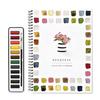Yousheng Watercolor Workbook for Beginners 12 Colors Watercolor Paint Set Birds Flower Dogs Watercolor Book Art Craft Supplies for Kids Adults Teens