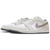 Jordan Air Jordan 1 Abrasion Resistant Low top Vintage Basketball Shoes Women's Jazz White 553560-044(Team24-)