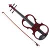 Electronic Violin Set 44 Electric Adjustable Kit with Tuner Bow String Box AU?03