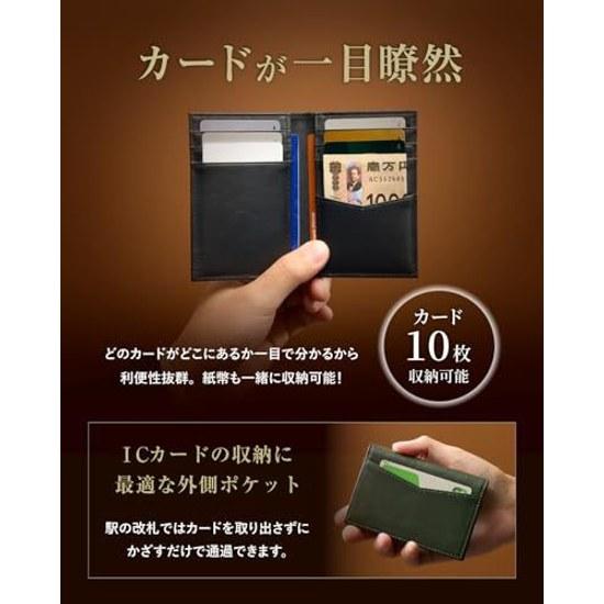 LEAGOO Credit Card Case Himeji Leather Japanese Craftsmanship Slim Genuine Holder Men Women Bi-fold Compact (Camel)